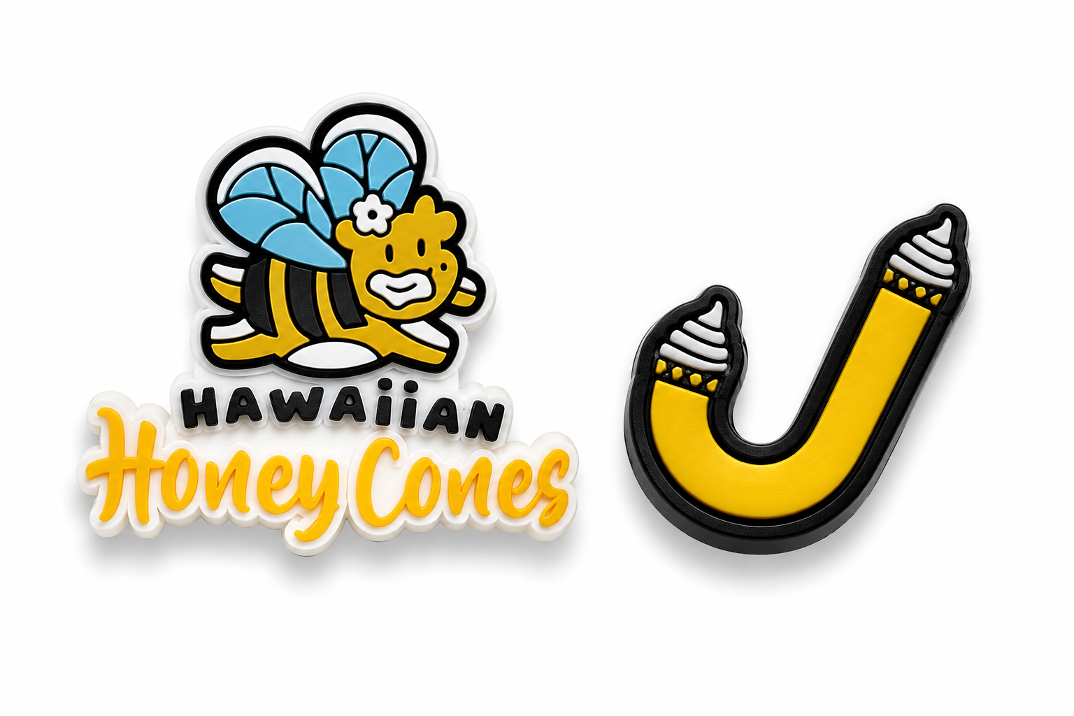 Hawaiian Honey Cones Croc Charm Pack