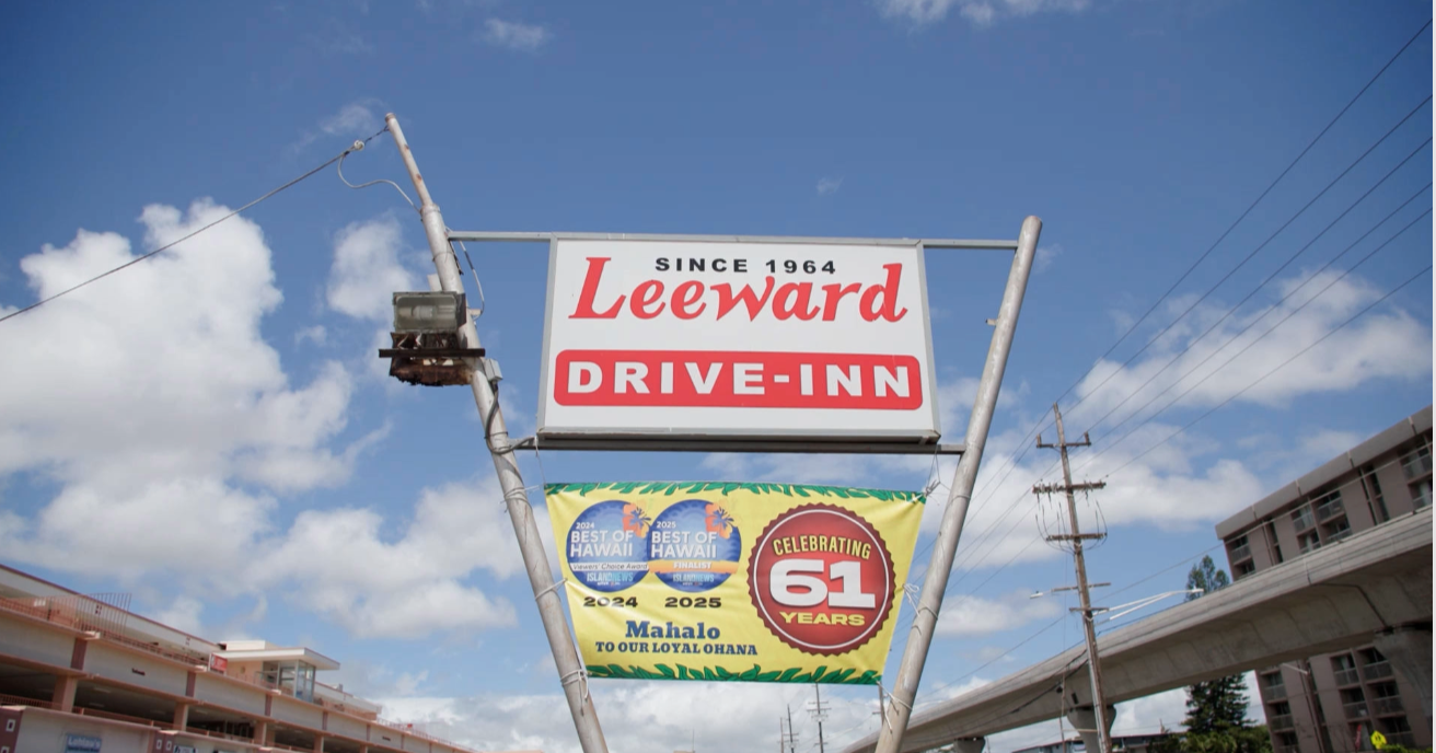 Leeward Drive-Inn in Waipahu, Hawaii